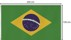 Bild von Fahne Länderflagge 150 cm x 250 cm Brasilien