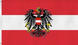 Bild von Fahne Länderflagge 90 cm x 150 cm Österreich