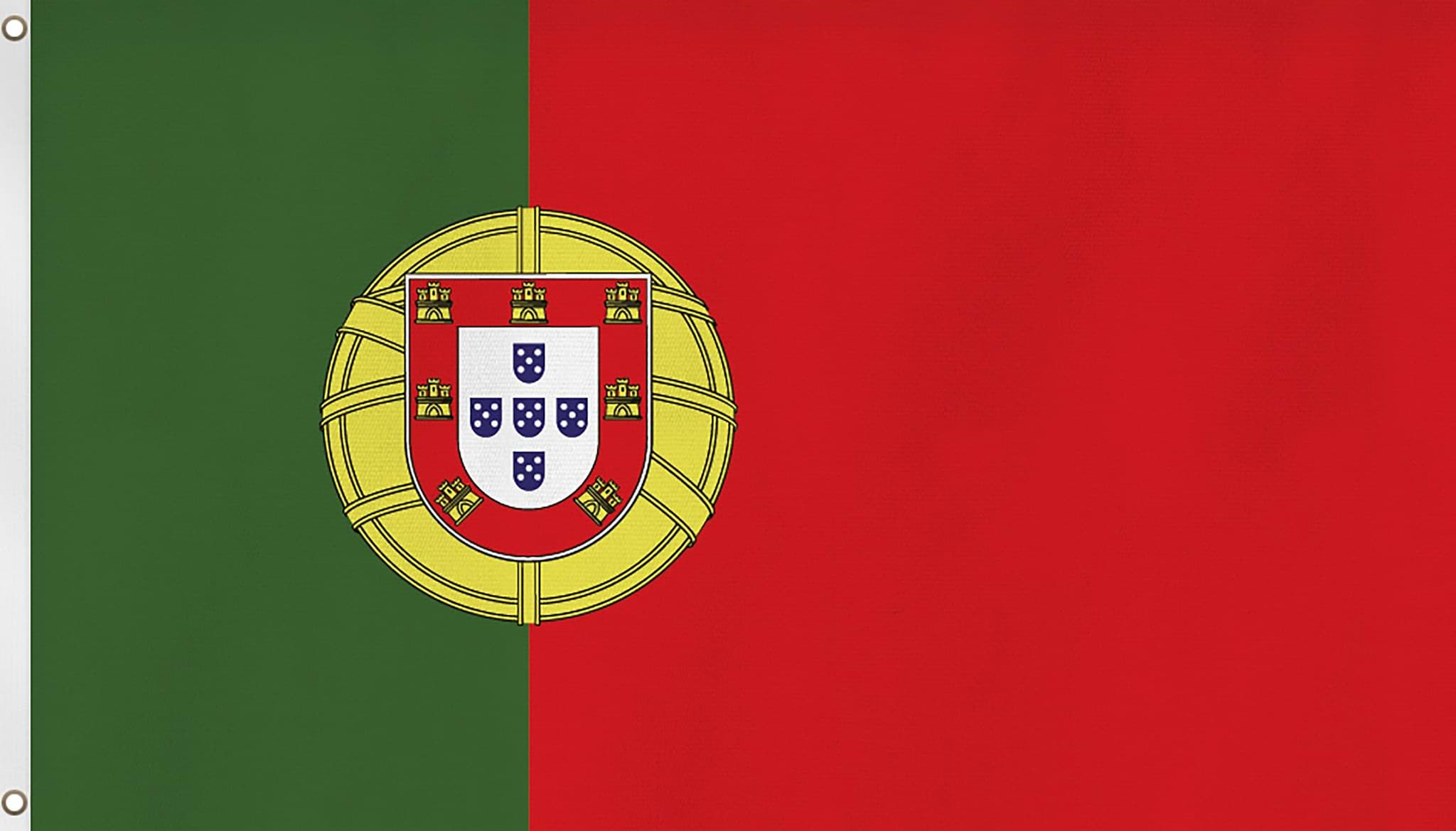 Bild von Fahne Länderflagge 90 cm x 150 cm Portugal