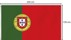 Bild von Fahne Länderflagge 150 cm x 250 cm Portugal