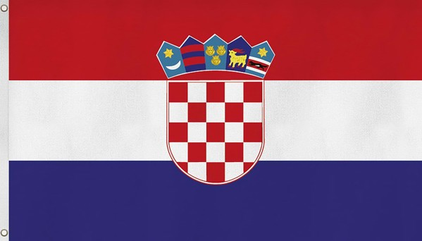 Bild von Fahne Länderflagge 150 cm x 250 cm Kroatien