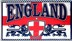 Bild von Fahne Länderflagge 150 cm x 250 cm England mit Wappen