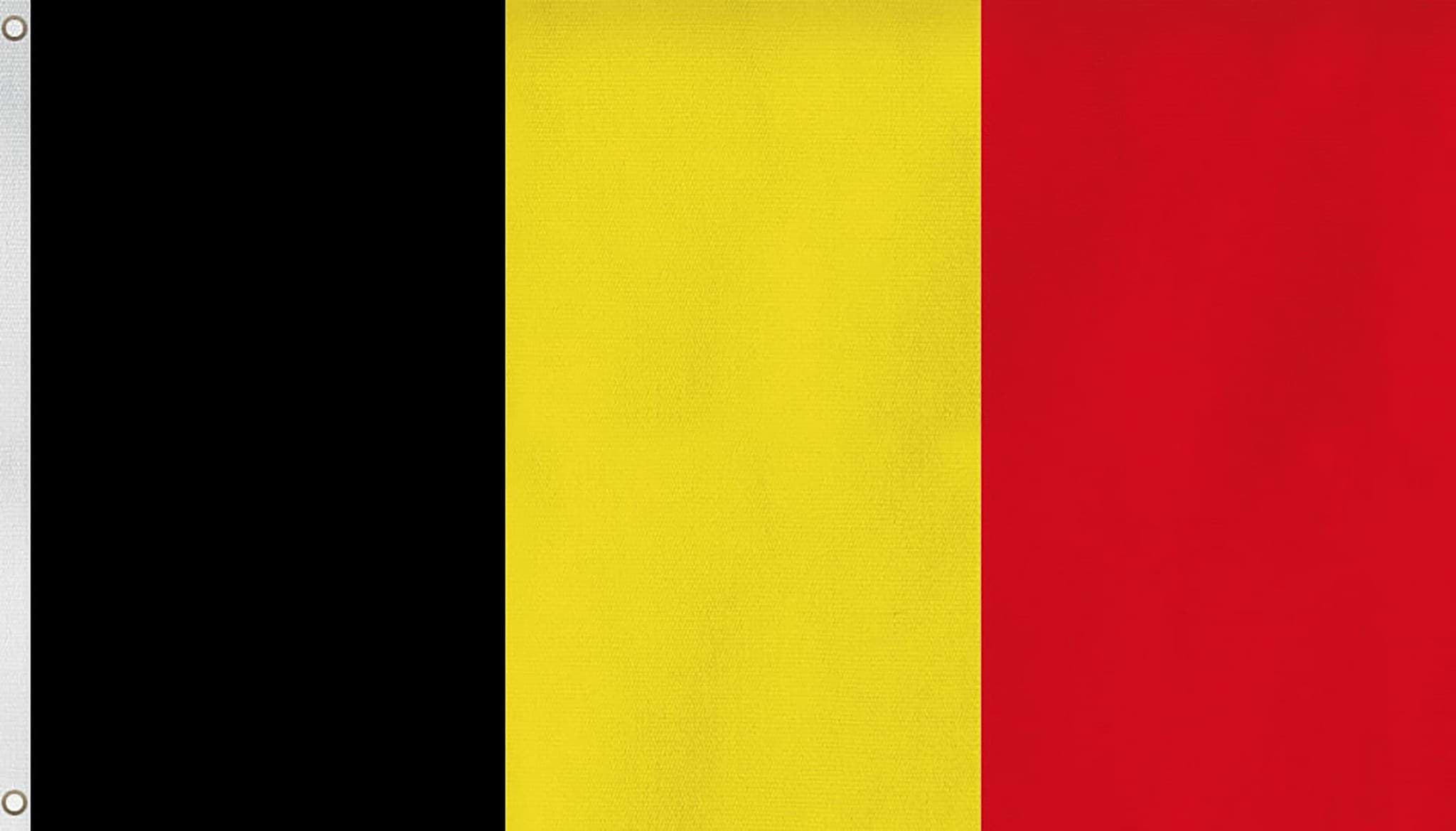 Bild von Fahne Länderflagge 90 cm x 150 cm Belgien