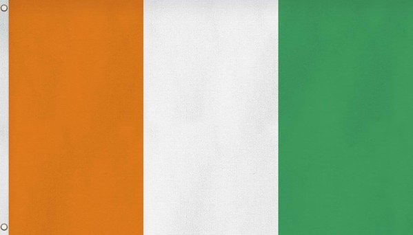 Bild von Fahne Länderflagge 90 cm x 150 cm Elfenbeinküste