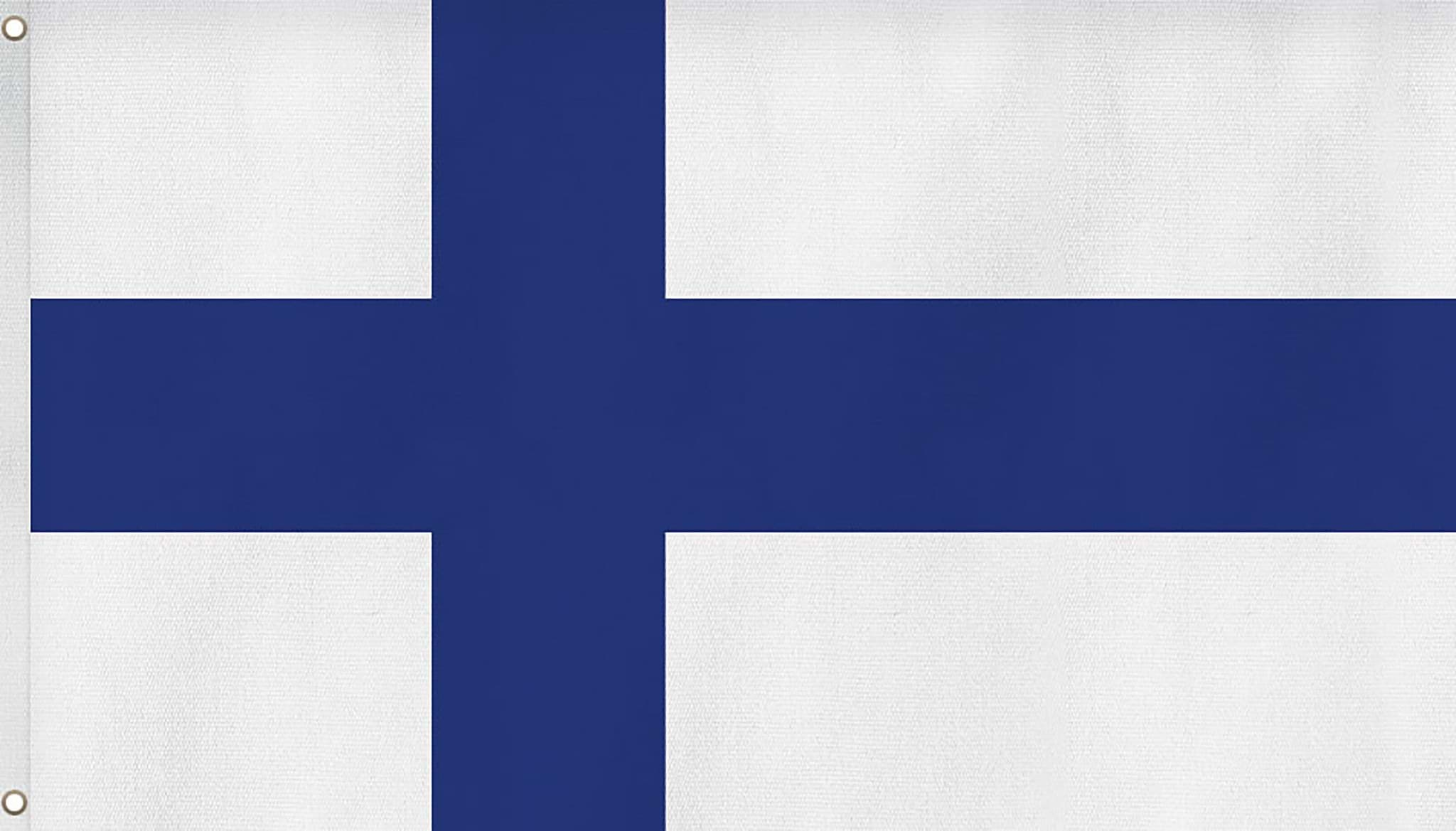 Bild von Fahne Länderflagge 90 cm x 150 cm Finnland