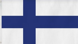 Bild von Fahne Länderflagge 90 cm x 150 cm Finnland