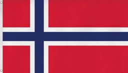 Bild von Fahne Länderflagge 90 cm x 150 cm Norwegen