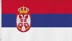Bild von Fahne Länderflagge 90 cm x 150 cm Serbien