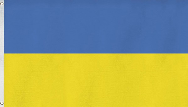 Bild von Fahne Länderflagge 90 cm x 150 cm Ukraine
