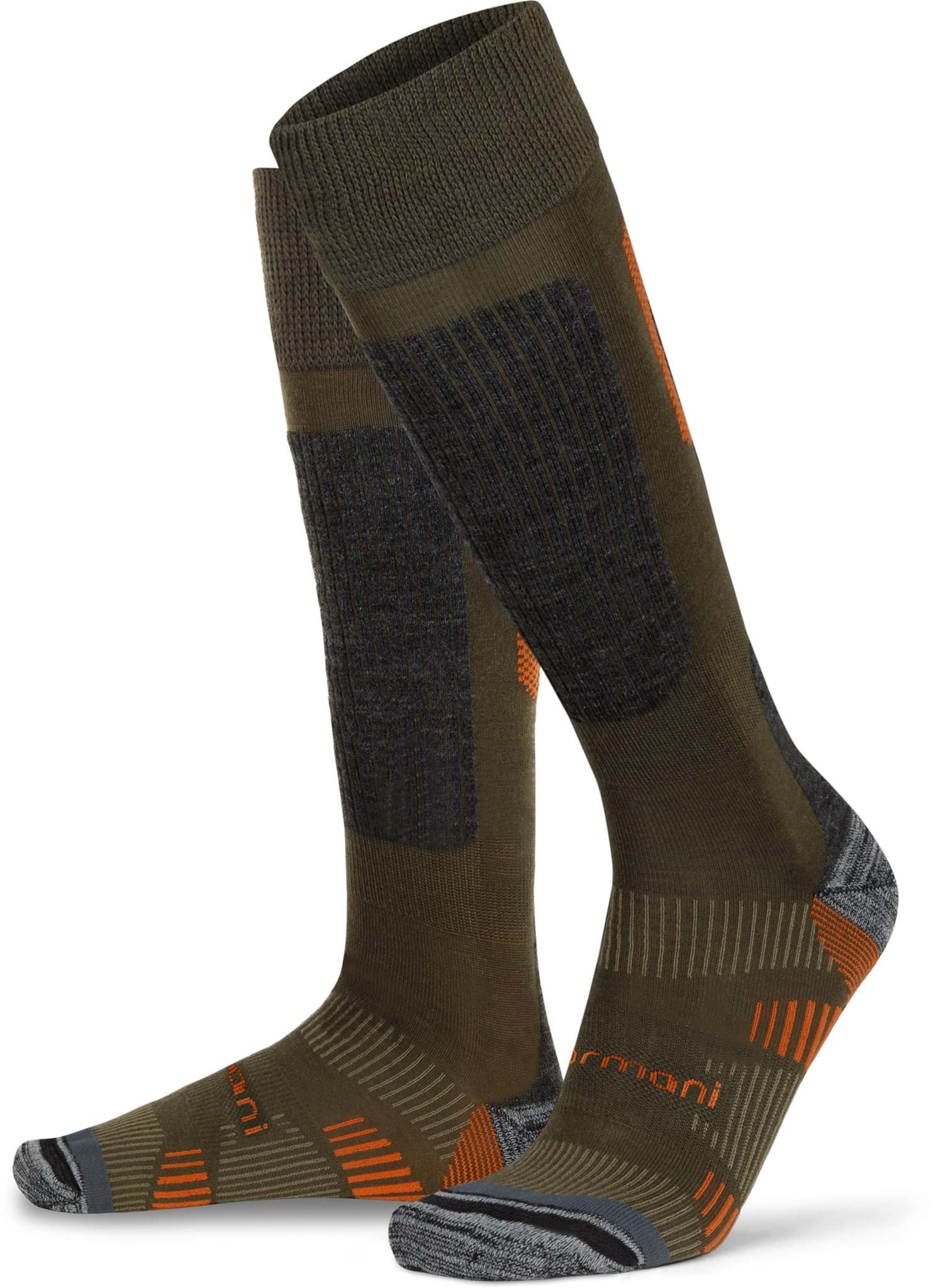 Bild von 2 bequeme Merino Trekking Kniestrümpfe mit Frotteesohle