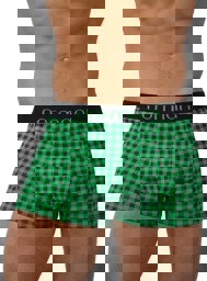 Zeige Details für 6 Stück Retro Boxershorts aus Baumwolle Green Check Bild von 6 Stück Retro Boxershorts aus Baumwolle Green Check