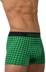 Bild von 6 Stück Retro Boxershorts aus Baumwolle Green Check