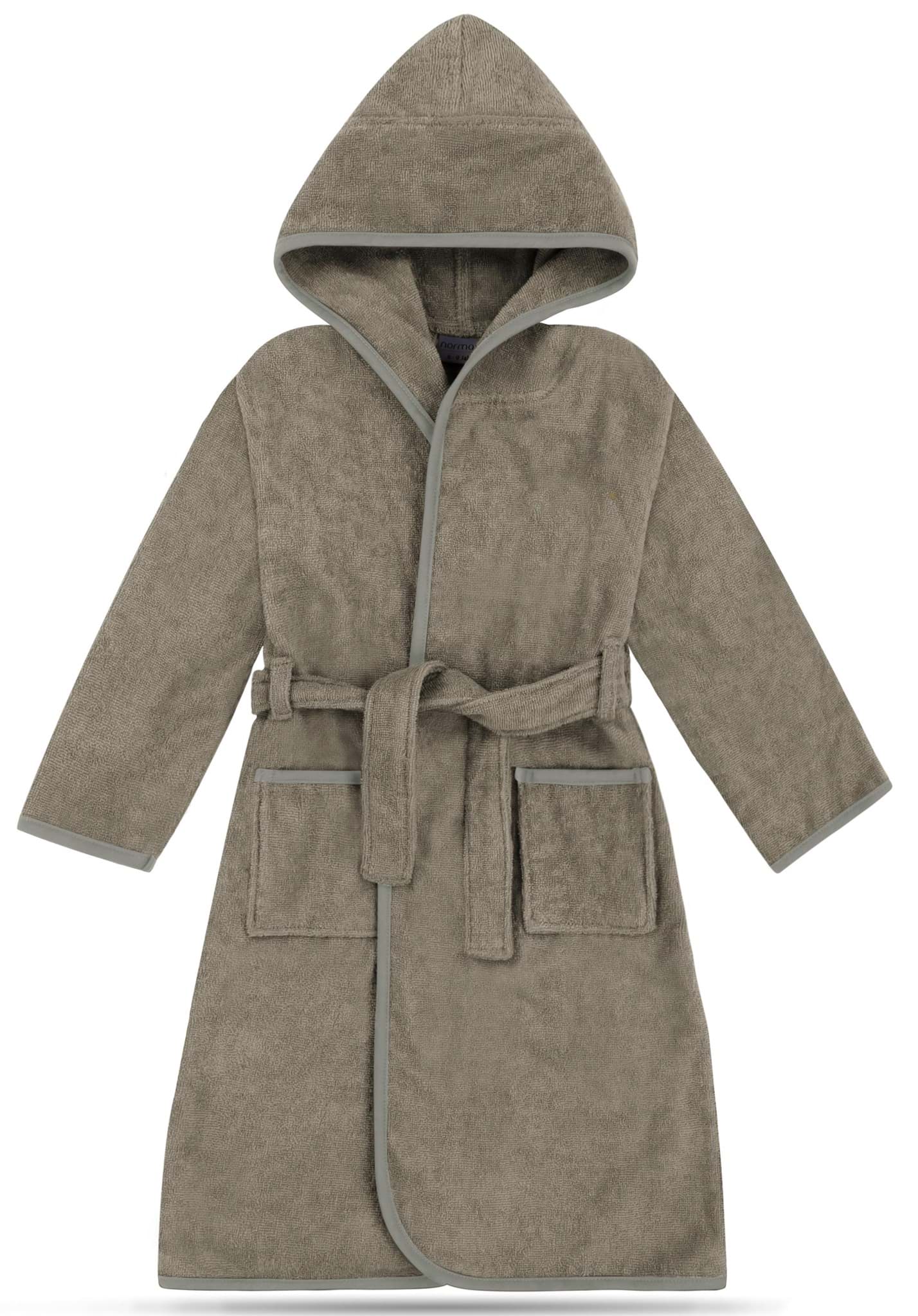 Bild von Baby Bademantel aus Bio-Baumwolle „Ljubljana“ Beige