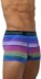 Bild von 6 Stück Retro Boxershorts aus Baumwolle Rainbow Stripes