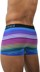 Bild von 6 Stück Retro Boxershorts aus Baumwolle Rainbow Stripes