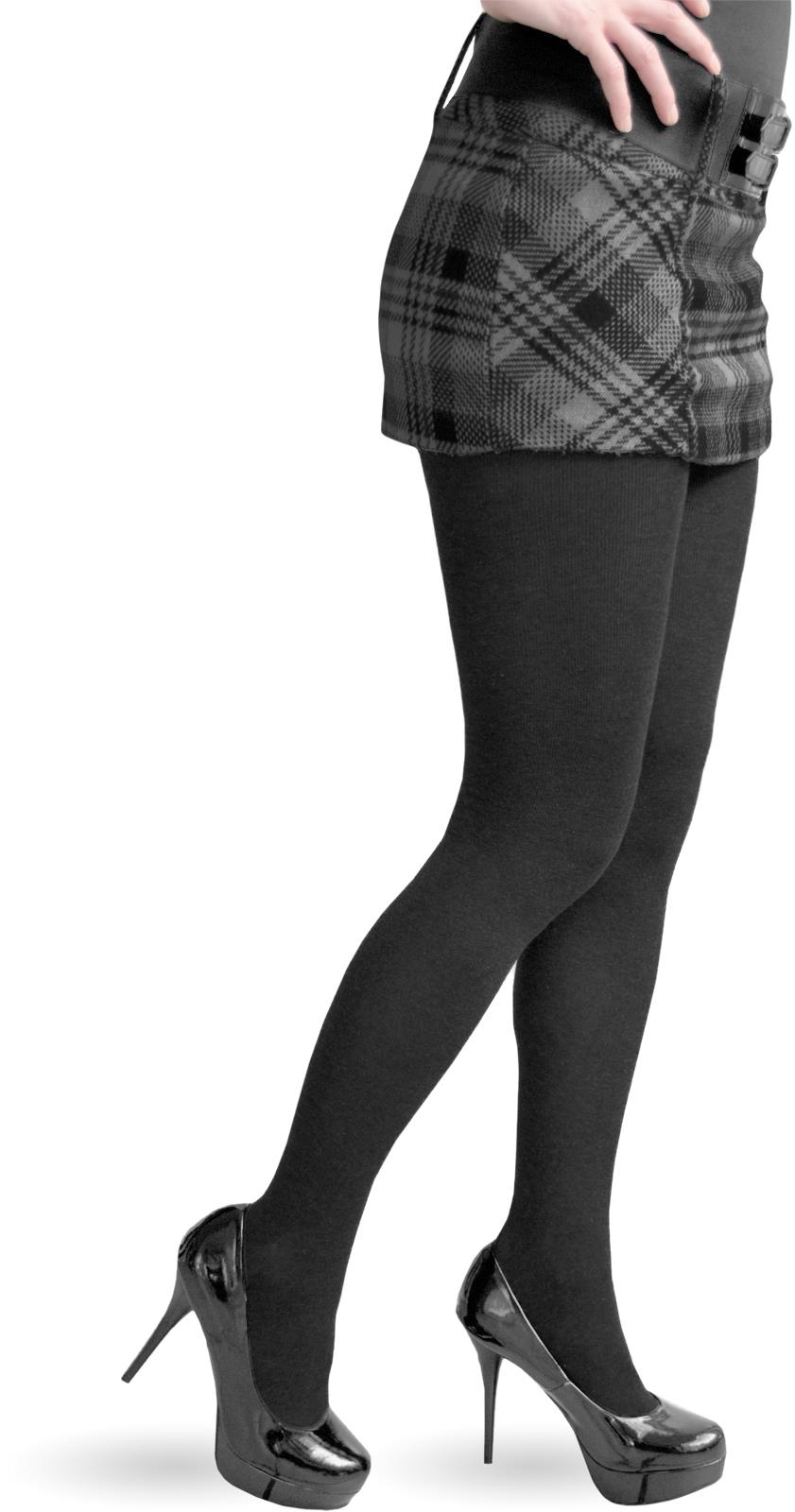 Bild von Damen-Strickstrumpfhose aus Baumwolle