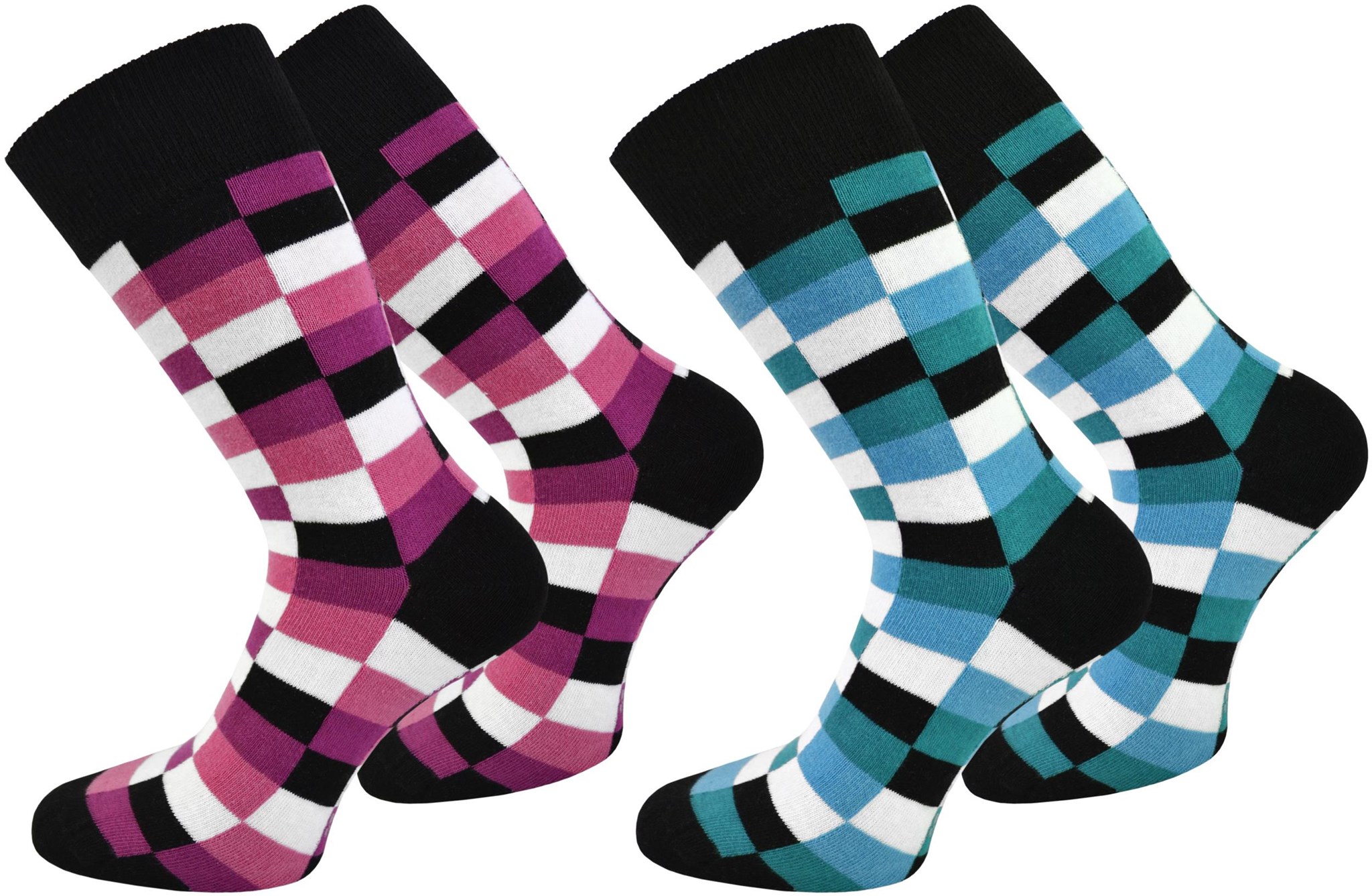 Bild von 6 Paar Freizeitsocken „Square“ aus Baumwolle