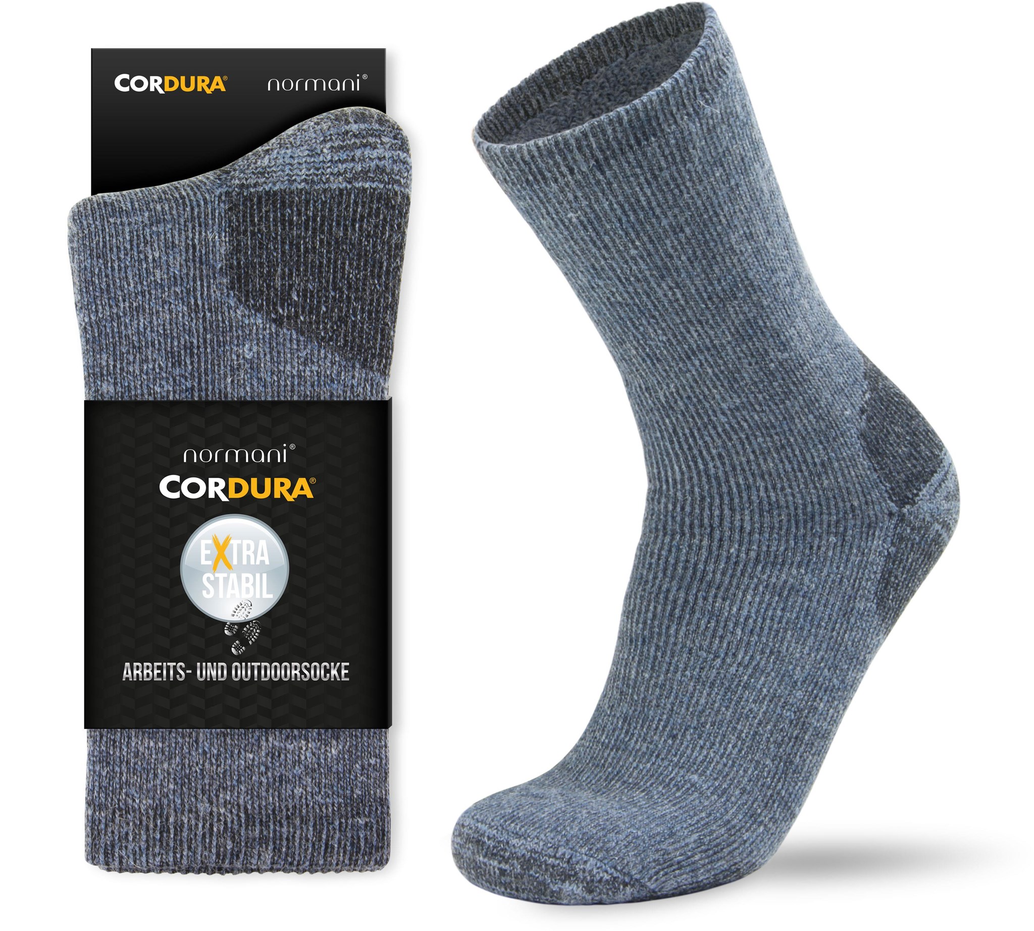 Bild von 2 Paar Arbeits- und Outdoorsocken mit CORDURA®