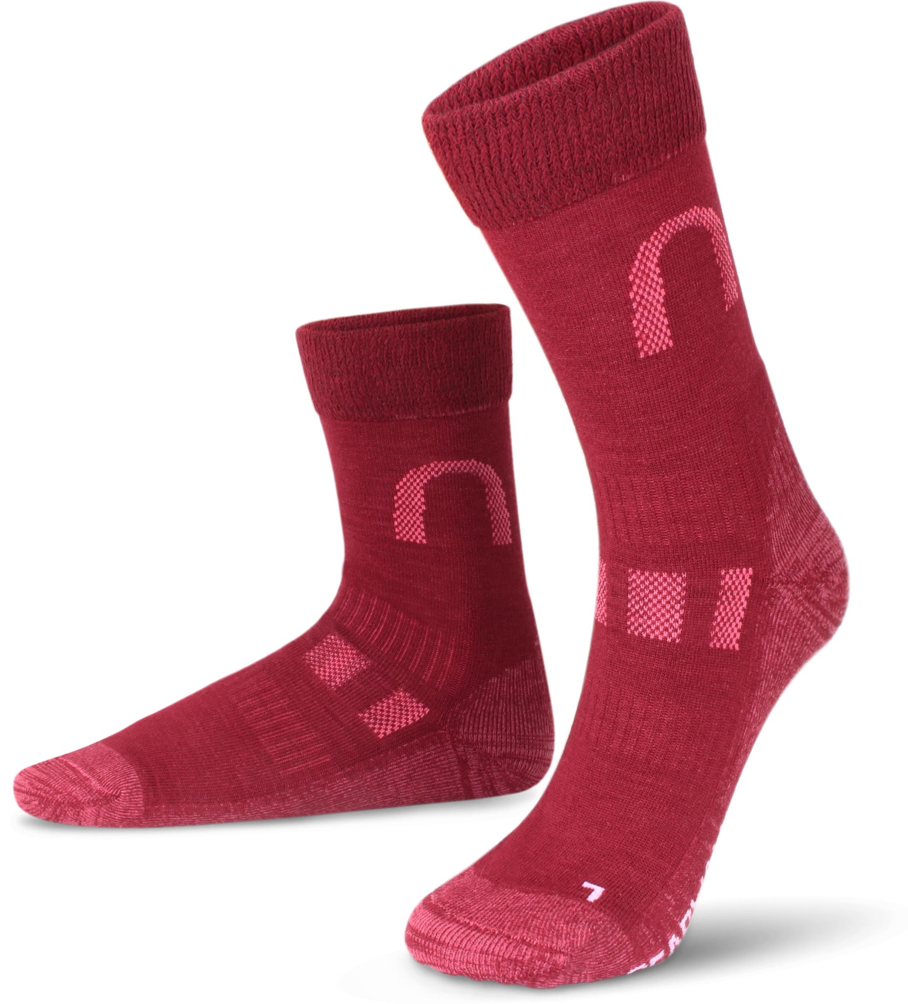 Bild von 2 Paar Merinowollsocken Wander- und Trekkingsocken „Melton“