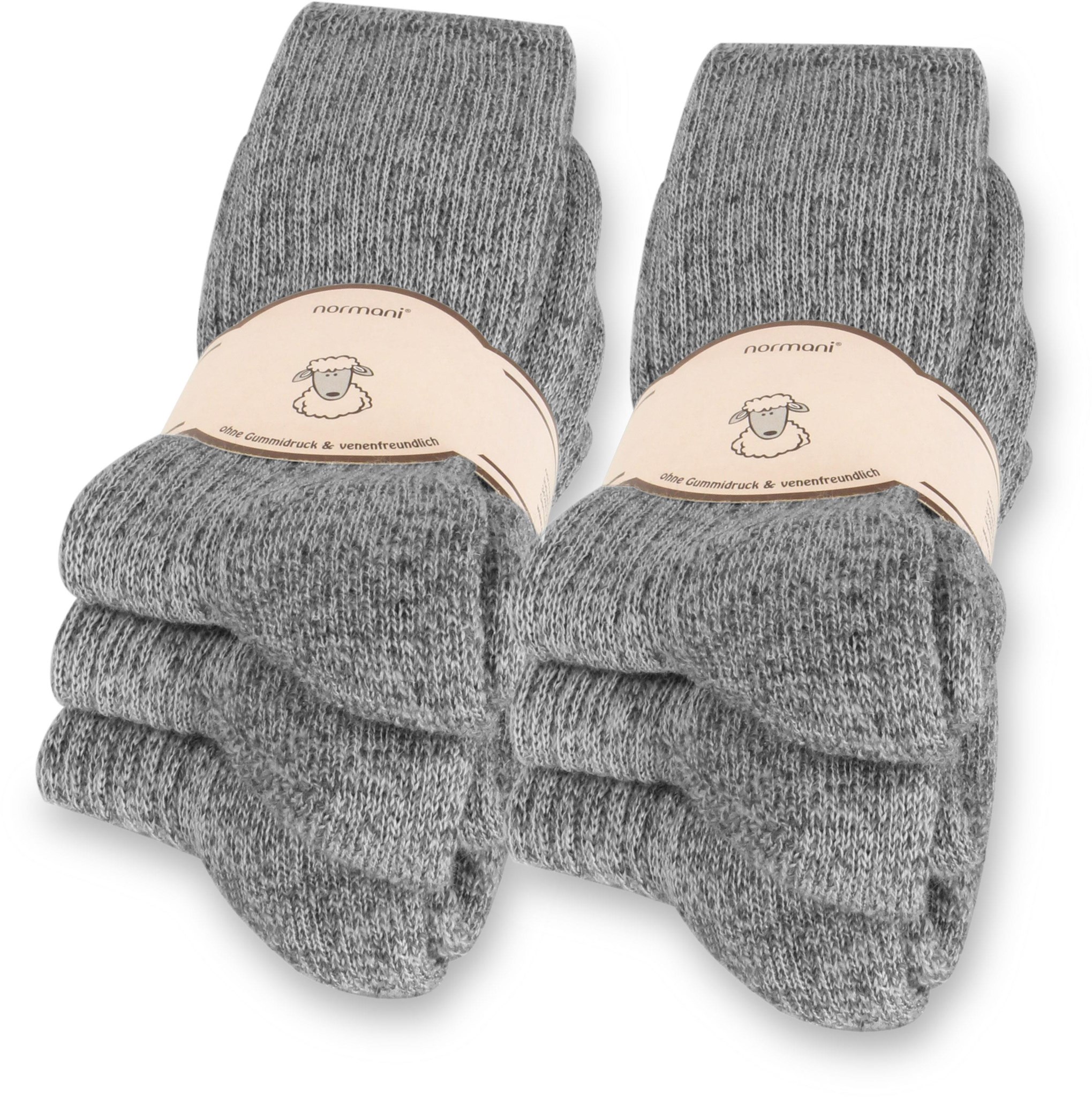 Bild von 6 Paar Norweger-Schafwollsocken