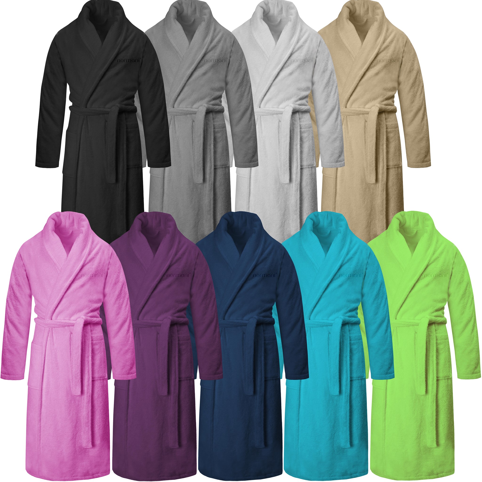 Bild von Unisex Premium Bademantel „Basic“ aus Frottee - OEKO-TEX® 100