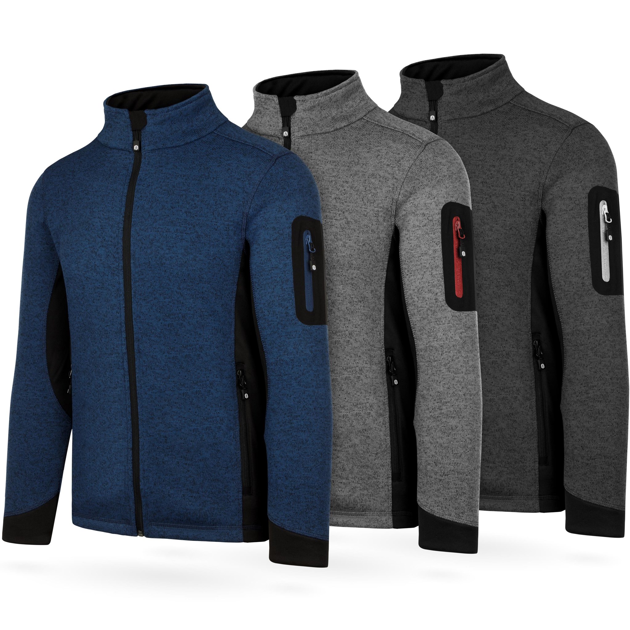 Bild von Herren Strick-Fleecejacke „Wapusk“