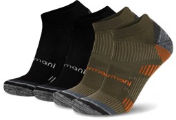 Bild von 2 Merino Trekking Sneaker-Socken mit Frotteesohle