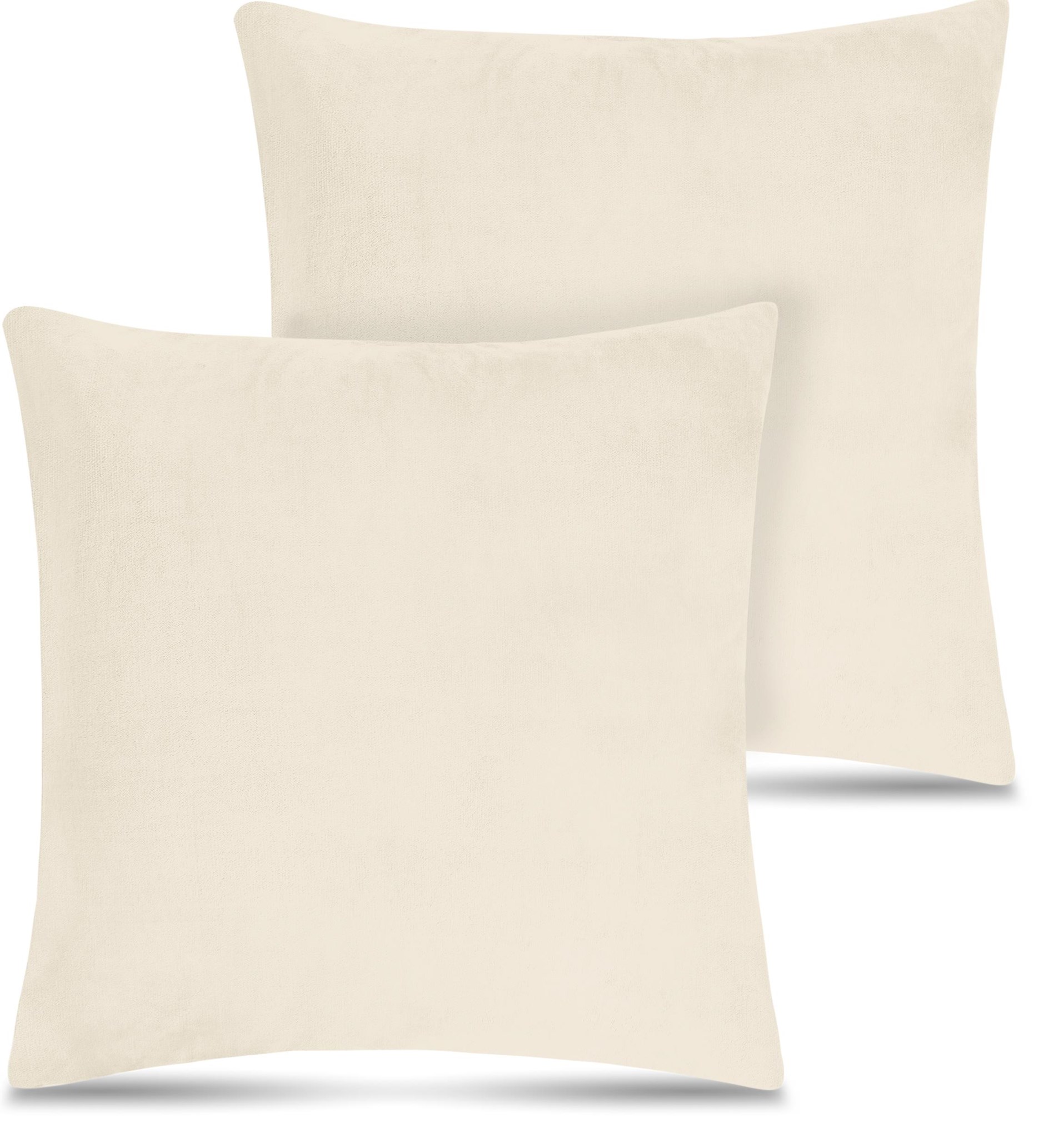 Bild von 2 Flanell Kissenbezüge „Asmara“ Beige