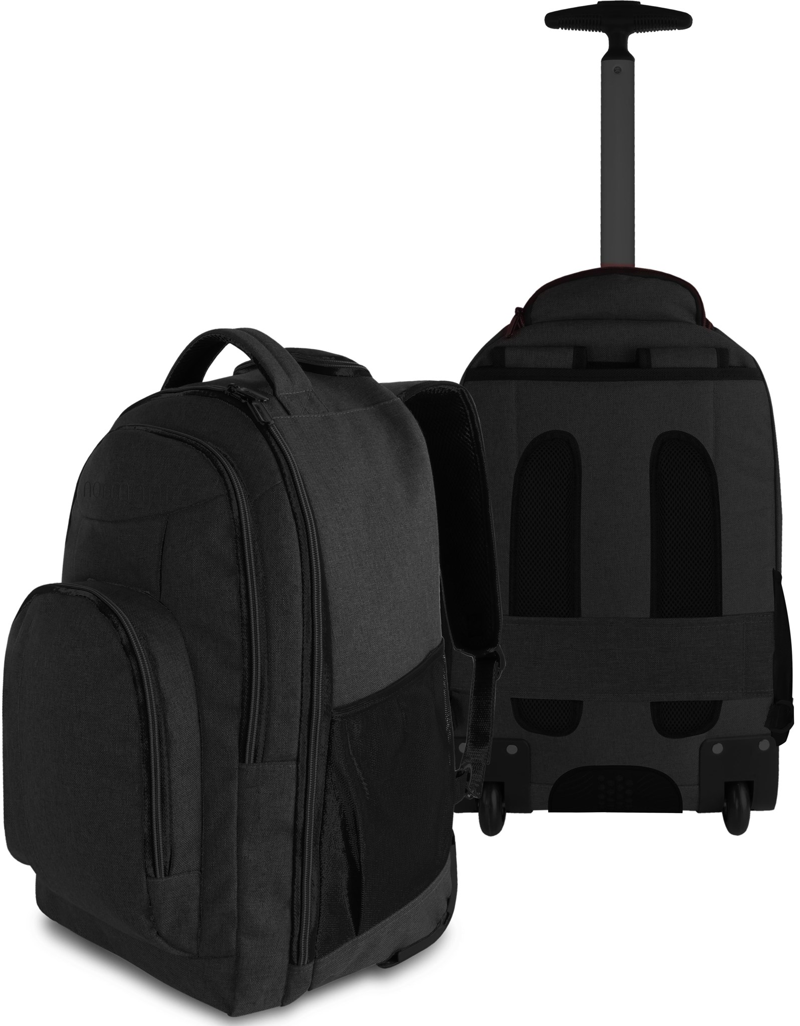 Bild von Rucksack „Yori“ mit Trolleyfunktion 30 Liter Schwarz