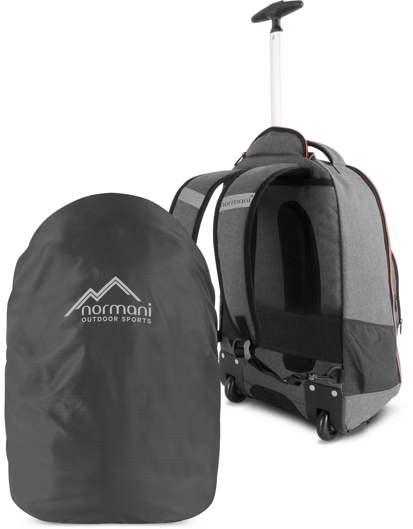 Bild von Rucksack mit Trolleyfunktion „Yori“ mit Regenüberzug
