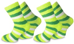 Zeige Details für 2 Paar Kuschel-Socken Ringel Grün Bild von 2 Paar Kuschel-Socken Ringel Grün