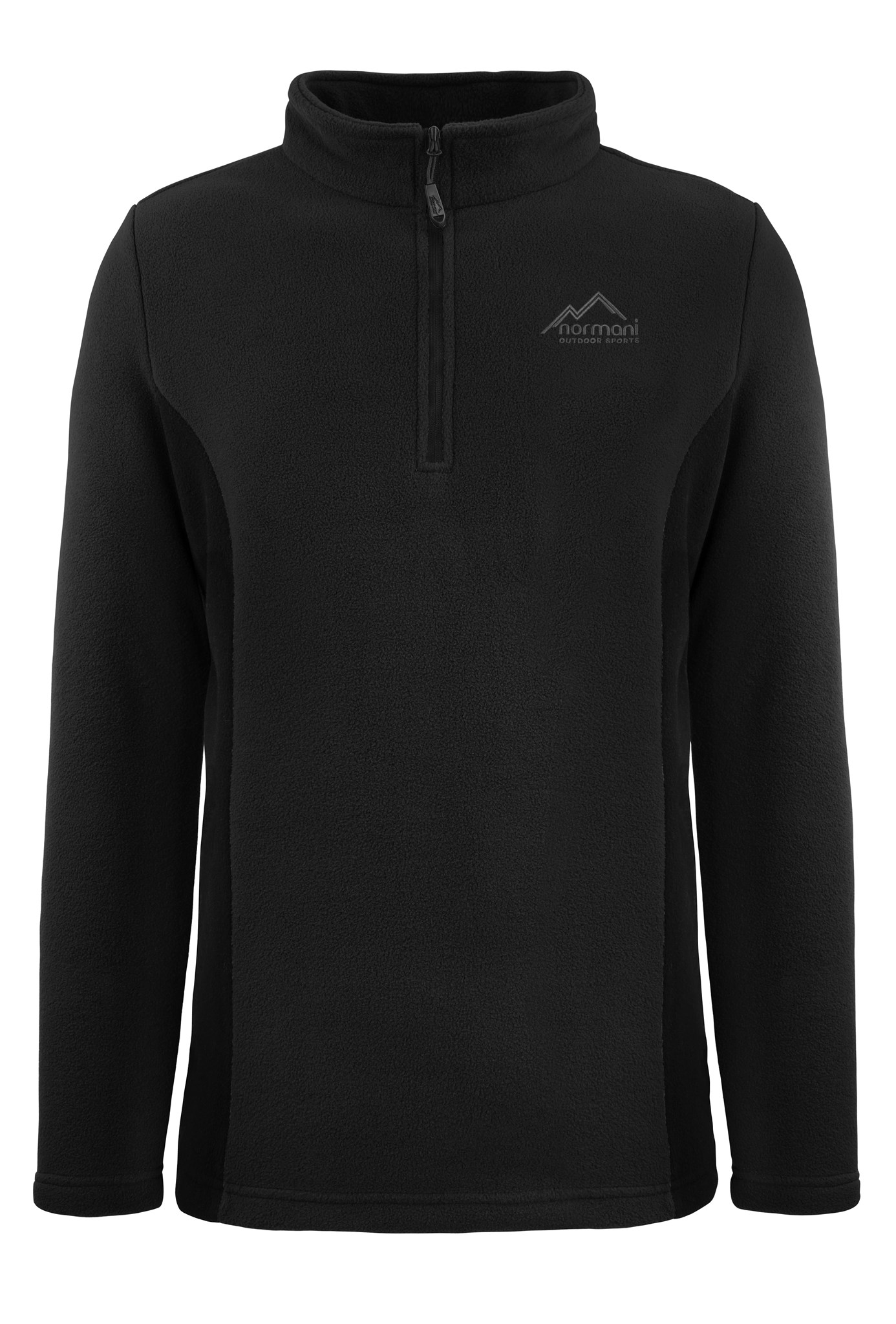 Bild von Herren Fleece Pullover „Kiruna“ Schwarz