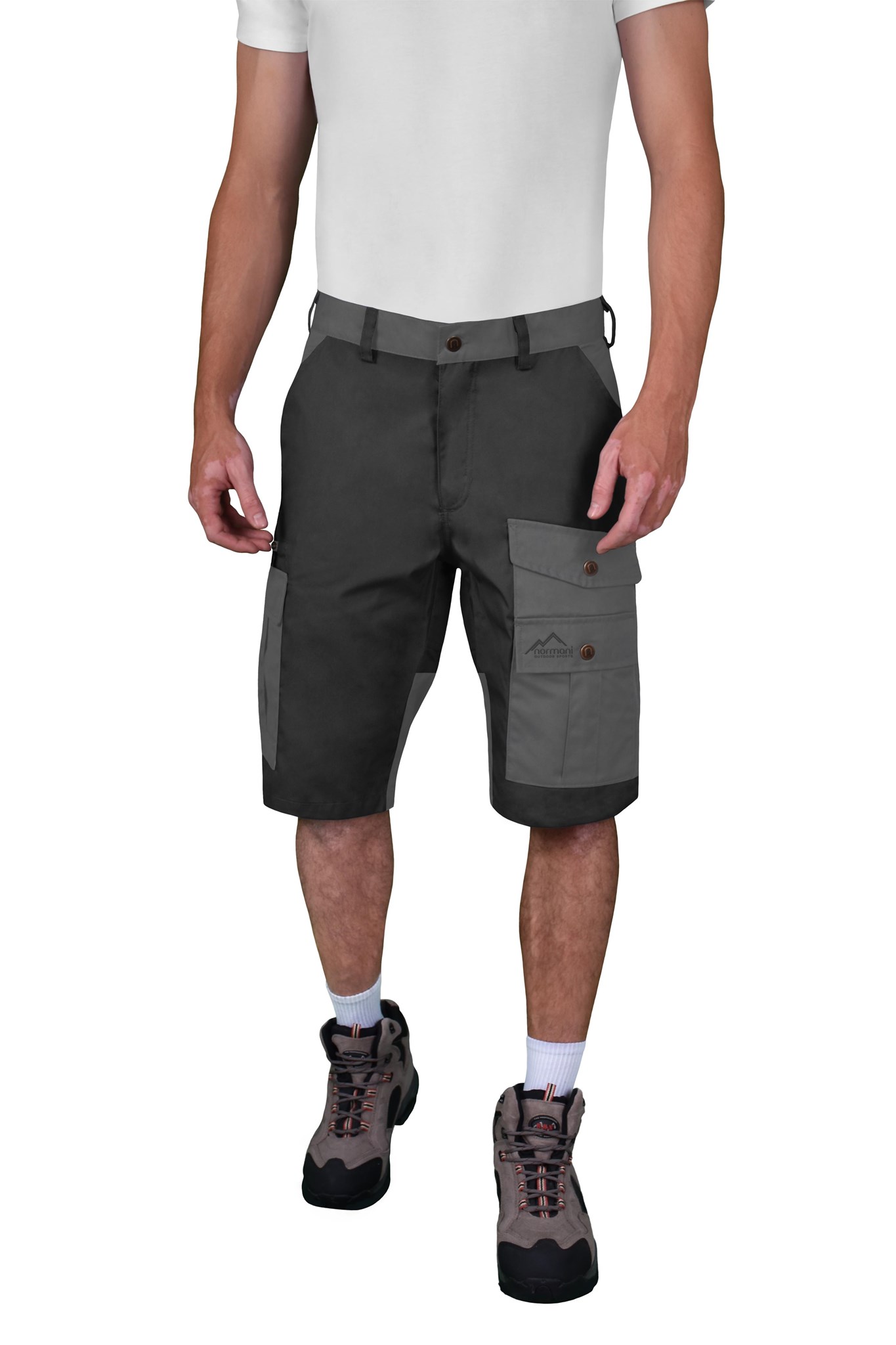 Bild von Herren Shorts „Ahvaz“ Anthrazit/Schwarz