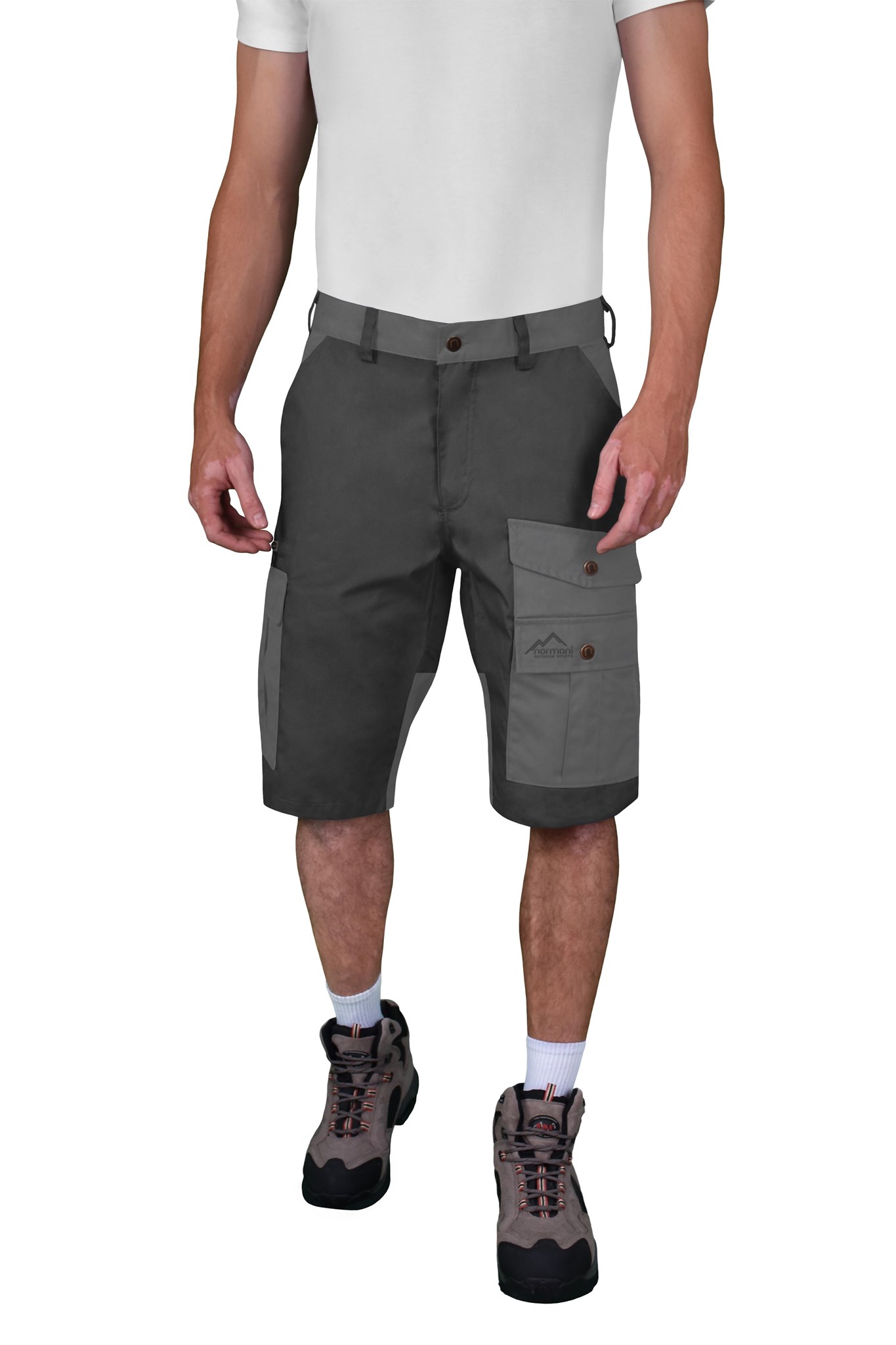 Bild von Herren Shorts „Ahvaz“ Grau/Anthrazit