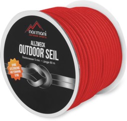 Bild von Allzweck-Outdoor-Seil „Chetwynd“ 5 mm x 60 m Rot