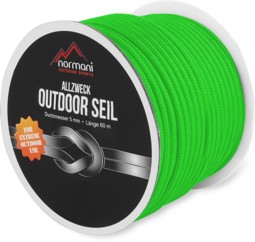Bild von Allzweck-Outdoor-Seil „Chetwynd“ 5 mm x 60 m Grün