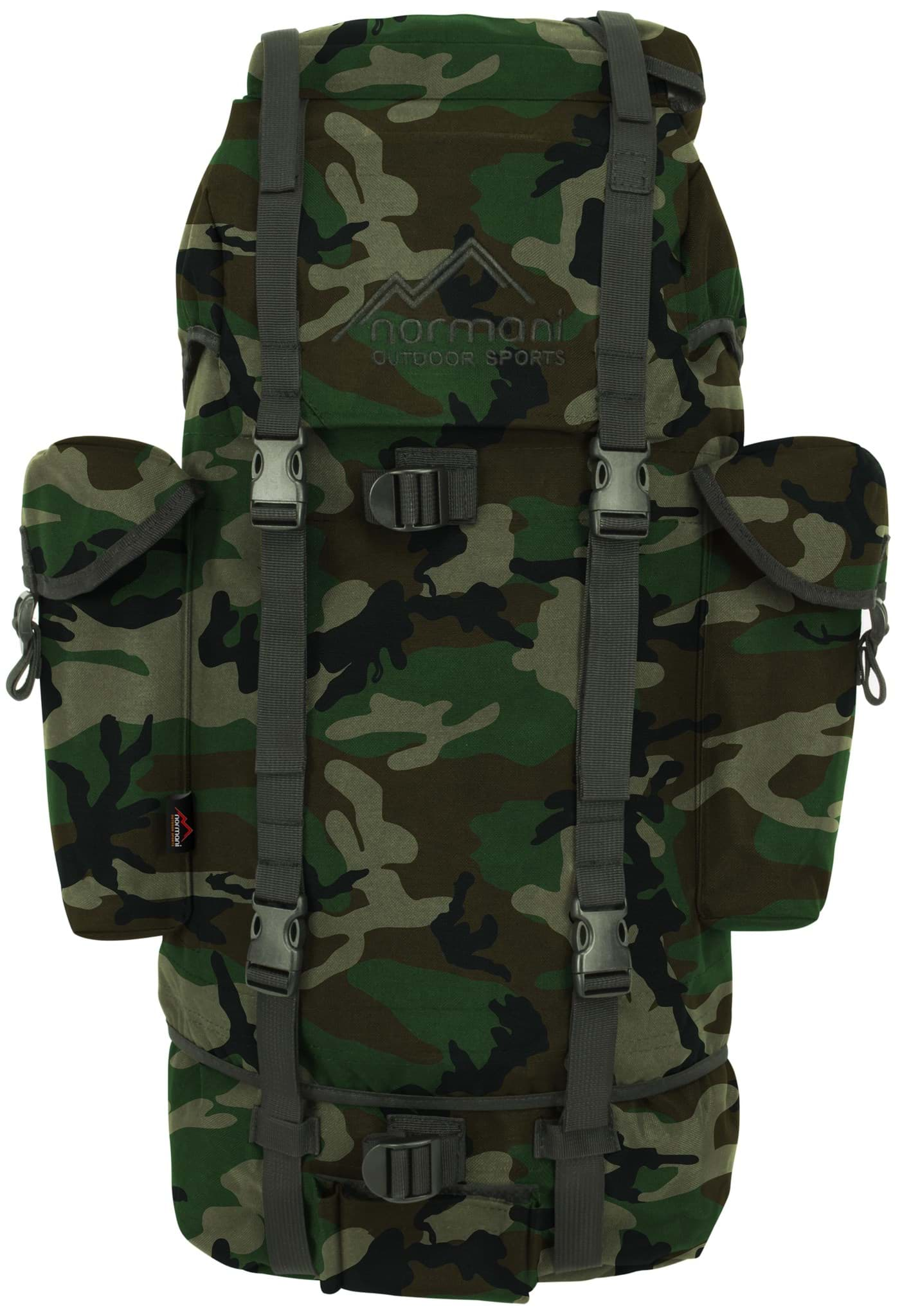 Bild von Bundeswehr Kampfrucksack 1000 D Cordura Nylon 65 l Woodland