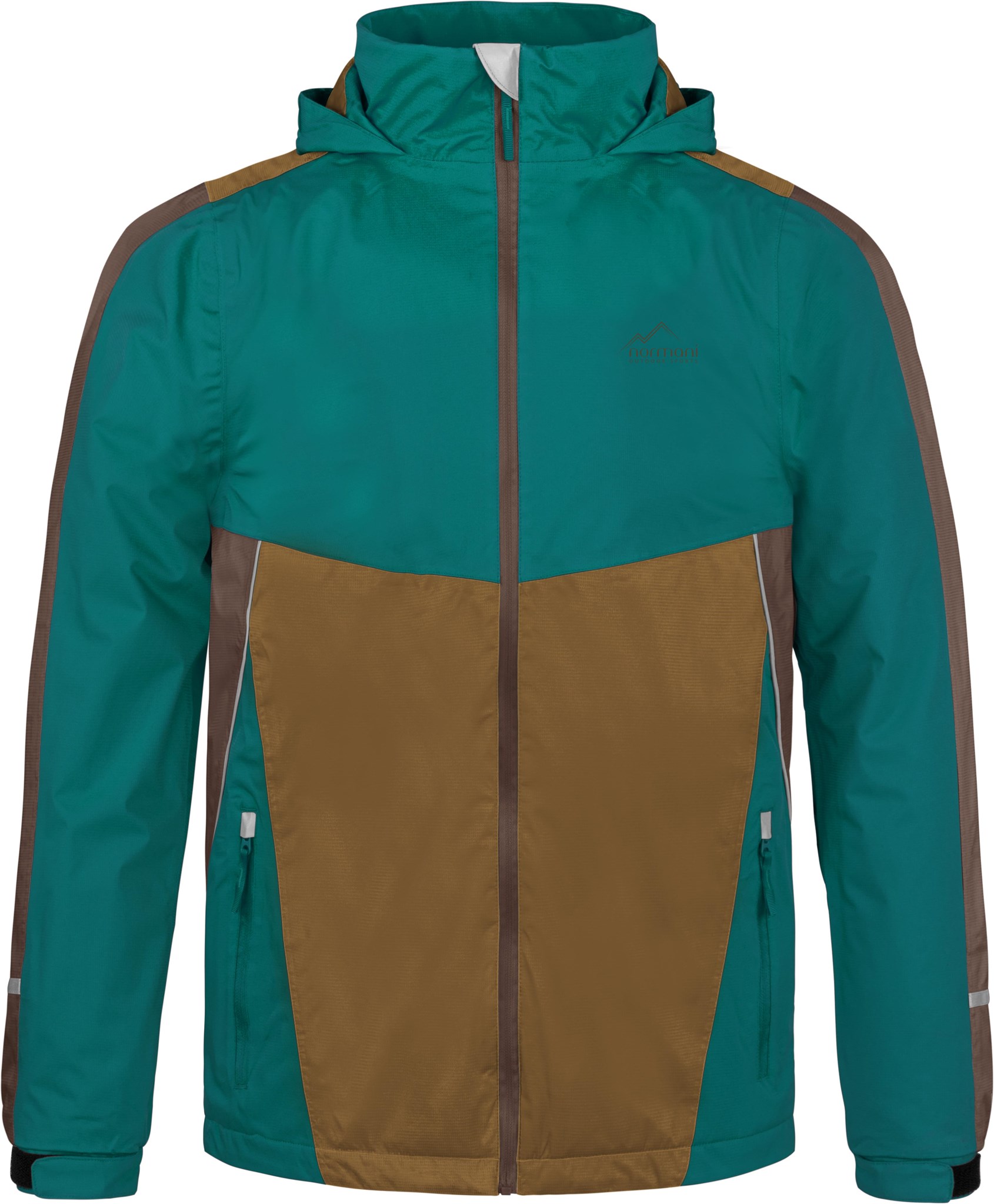 Bild von Kinder Regenjacke mit Fleecefutter „Wasilla“ Petrol