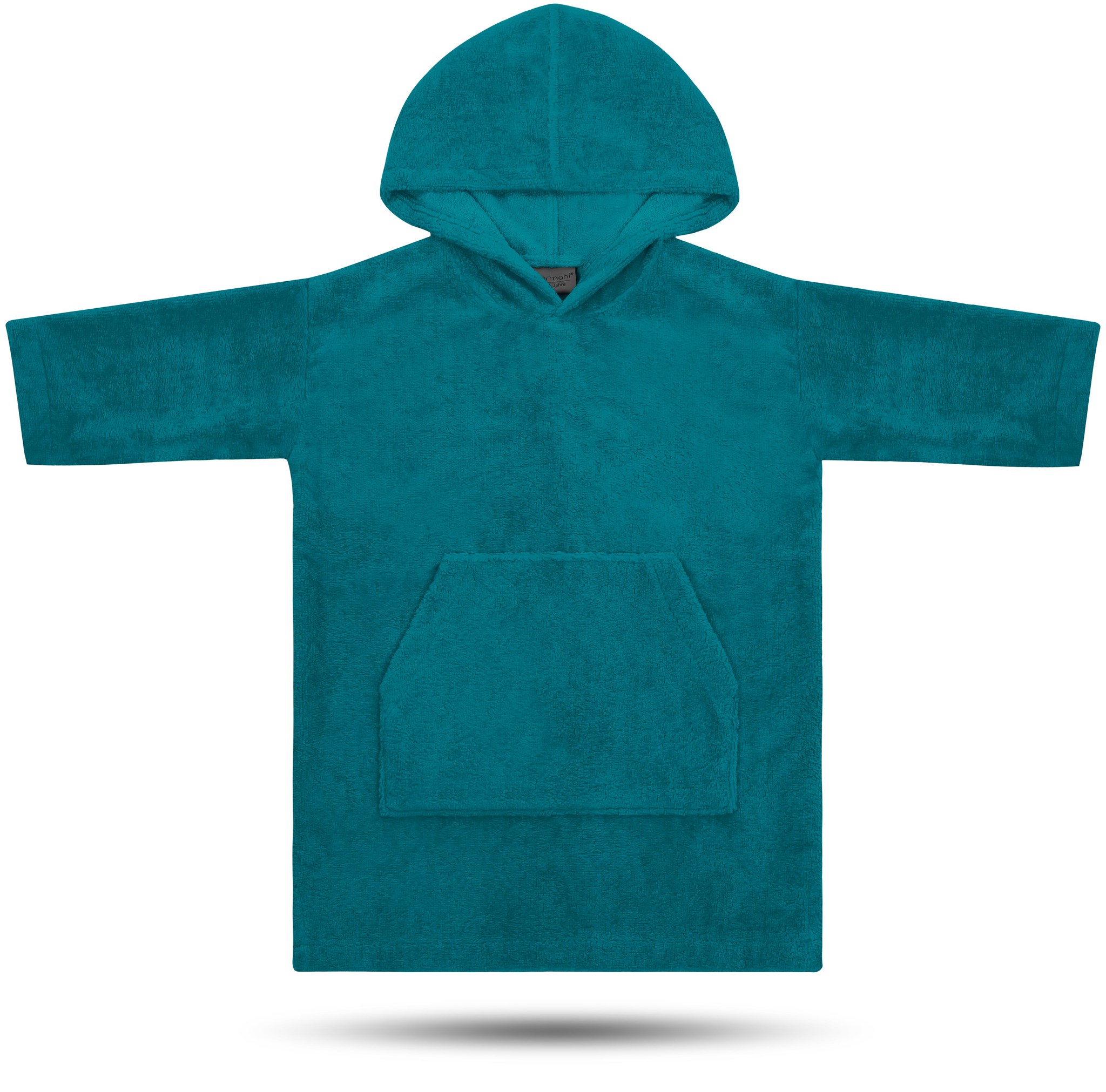 Bild von Kinder langarm Poncho „Pichilemu“ Blau