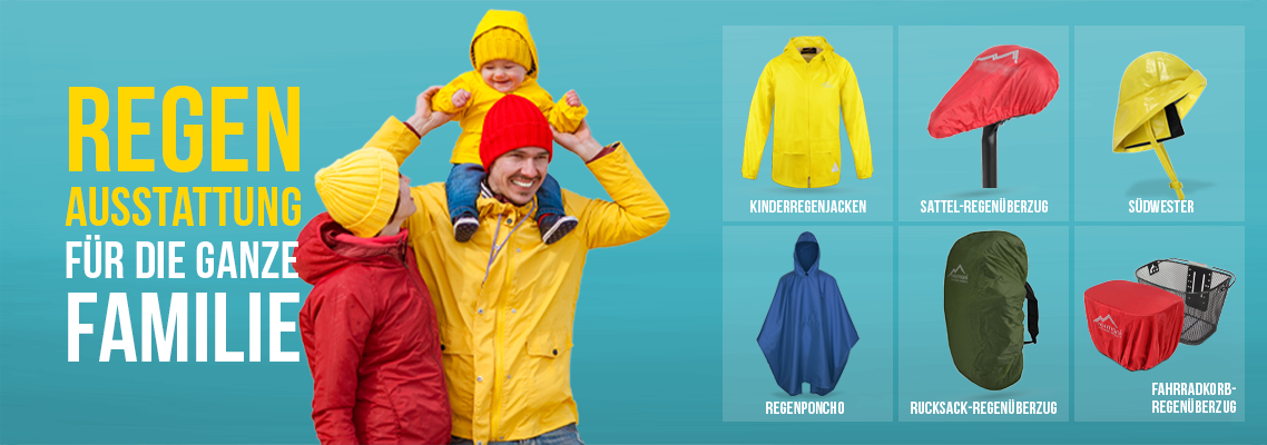 Regenbekleidung für die ganze Familie bei normani.de