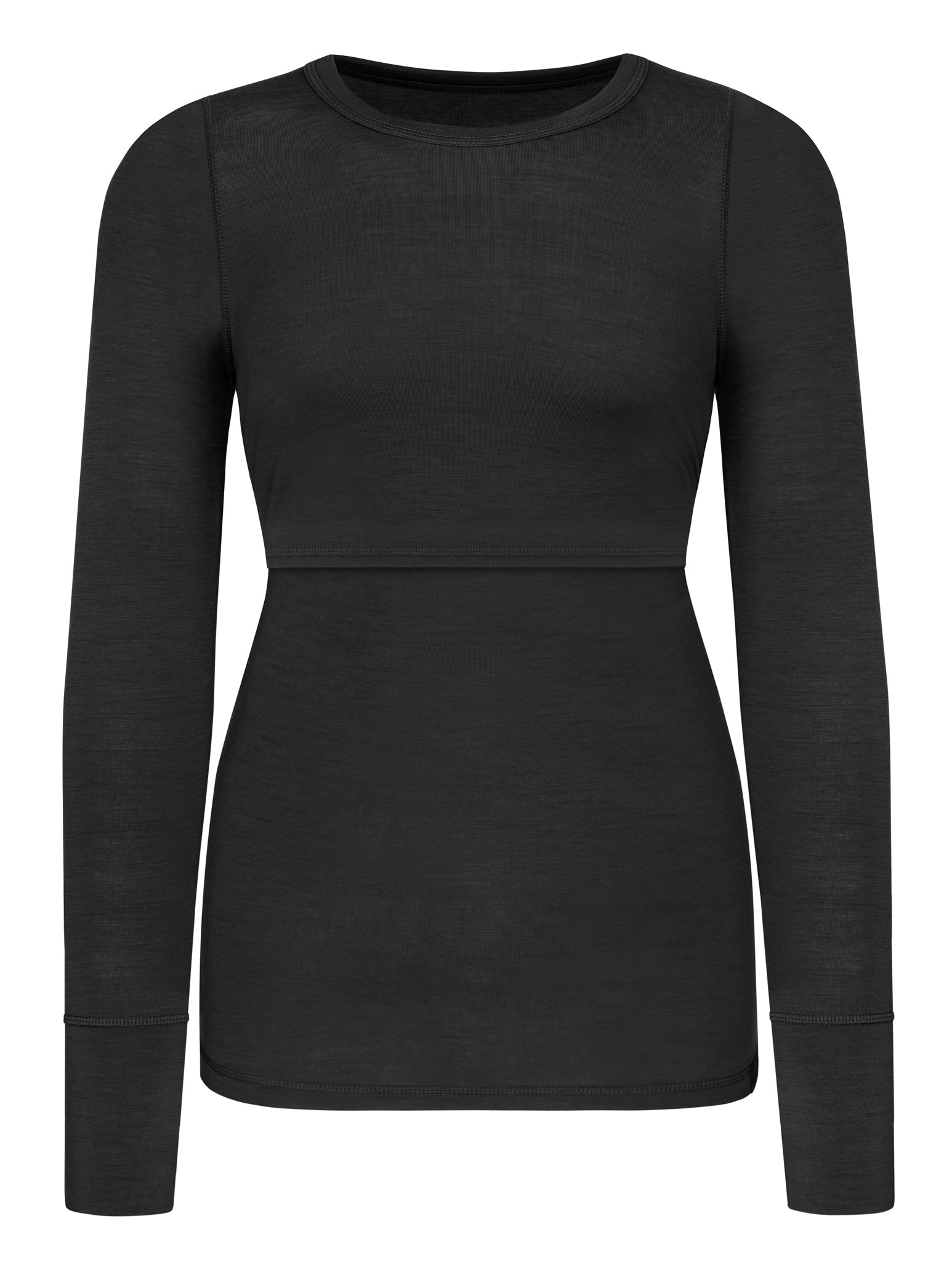 Bild von Merino Umstands-Langarm-Shirt „Cambria“