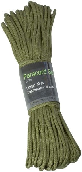 Bild von Paracord-Seil, 4 mm x 30 m Oliv