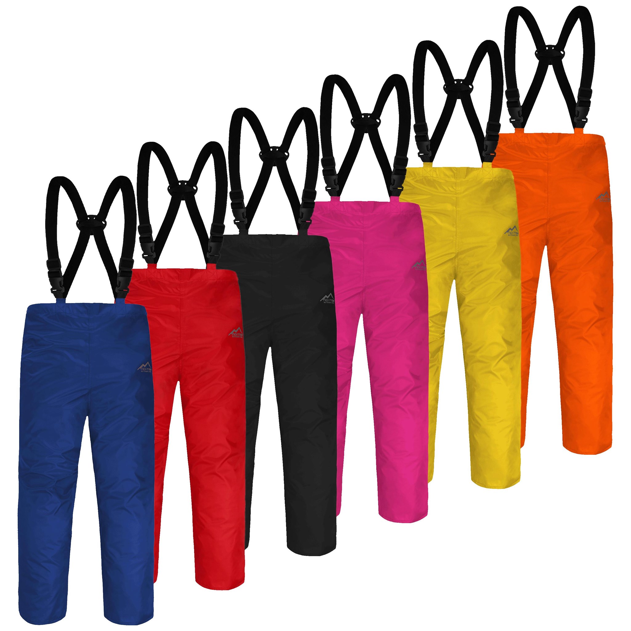 Bild von Kinder Regenhose mit Hosenträgern „Everett“