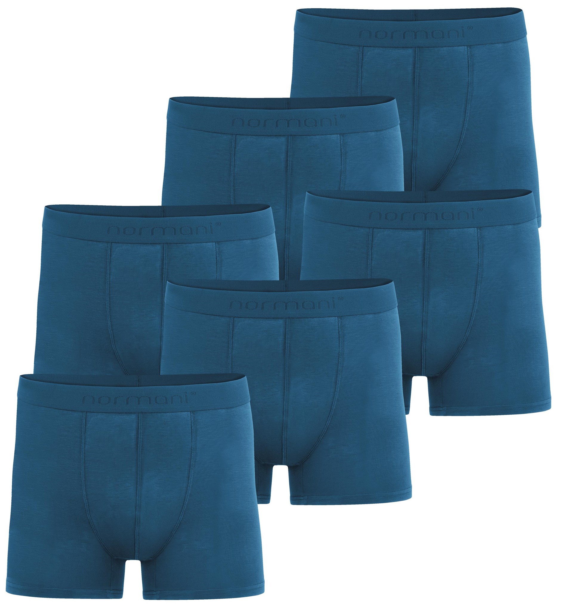 Bild von 6 Herren Boxershorts aus Bambus-Viskose „Cubao“ Dunkelblau