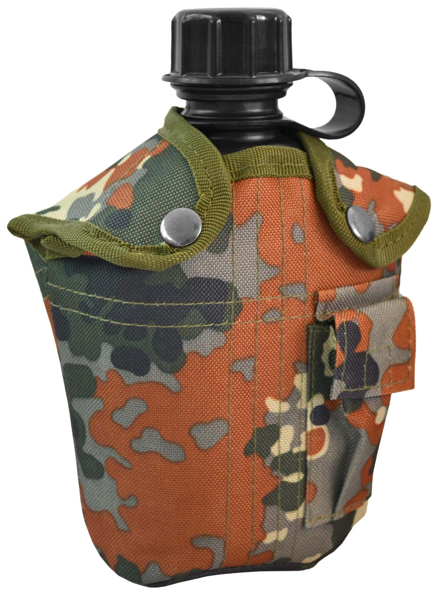 Bild von US Feldflasche mit Stoffbezug, 1 l Flecktarn