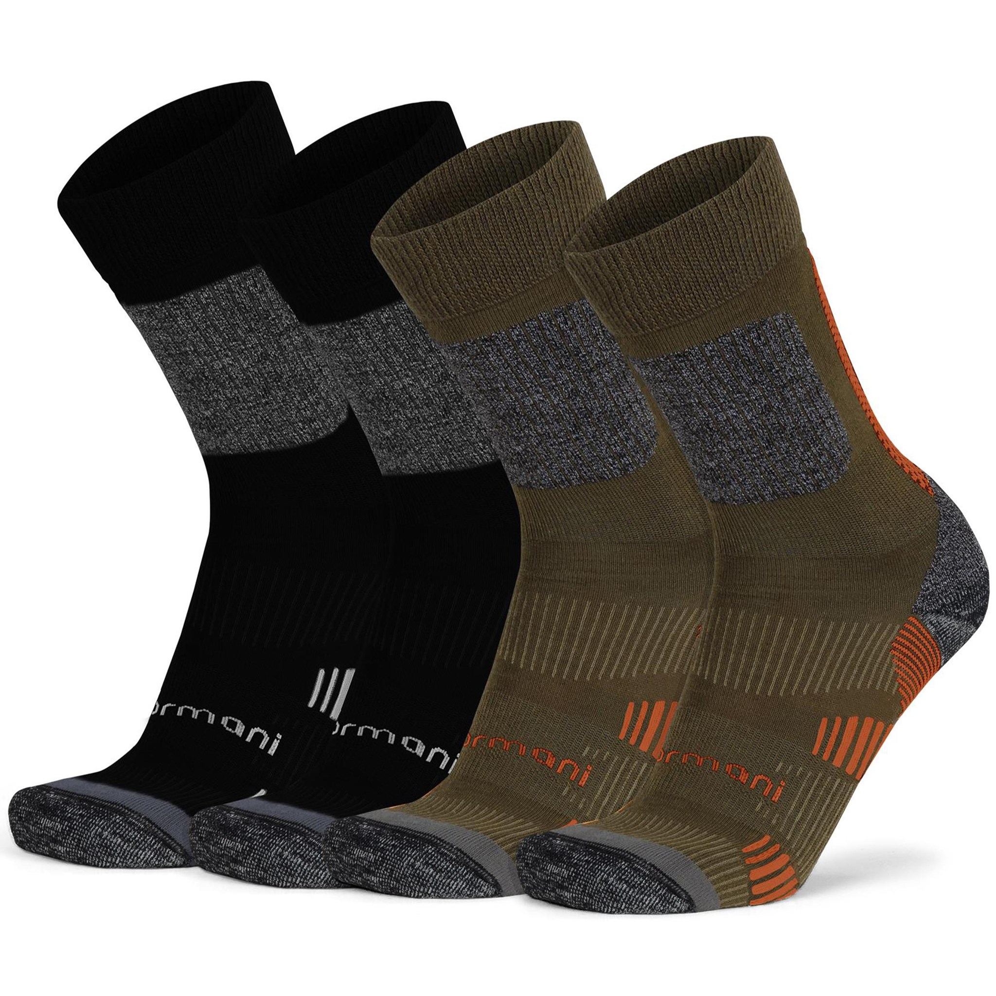 Bild von 2 Merino Trekking Socken mit Frotteesohle