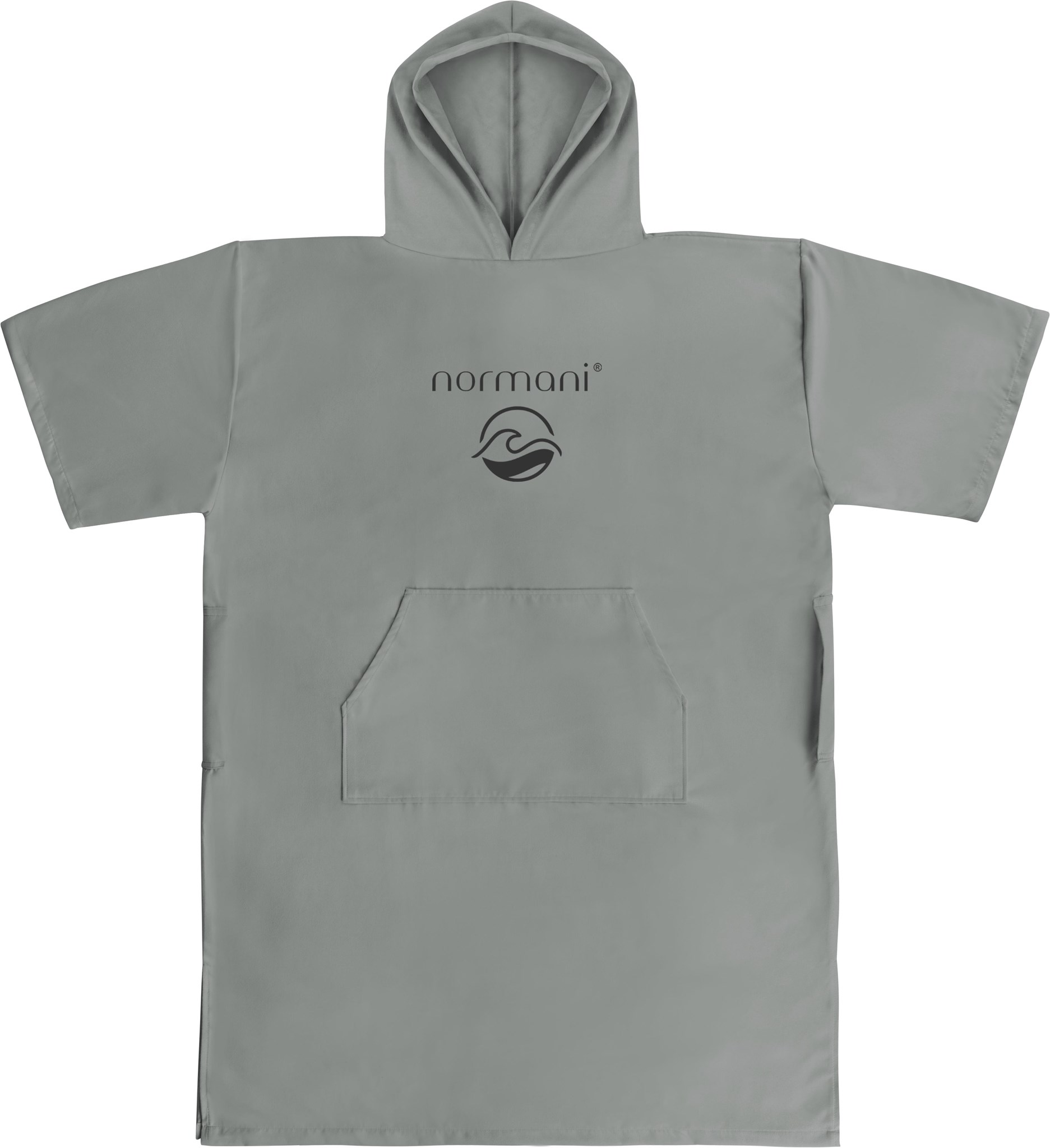 Bild von Mikrofaser Badeponcho „Siargao“ Grau