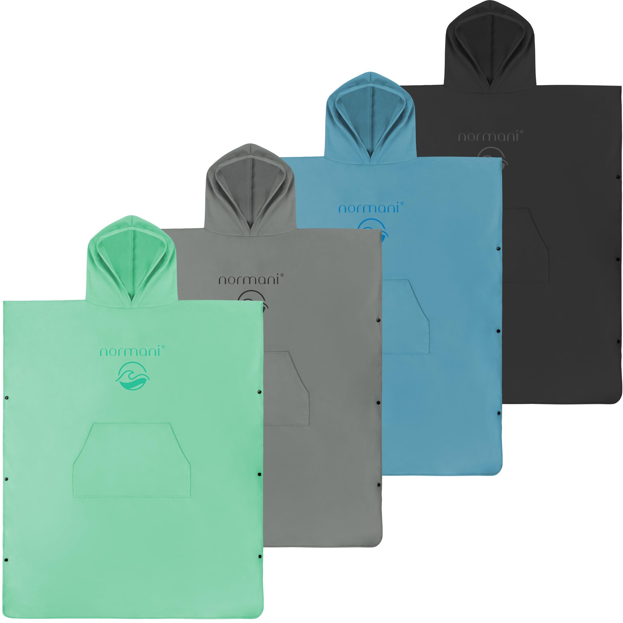 Bild von Weicher Mikrofaser Badeponcho „Nosara“
