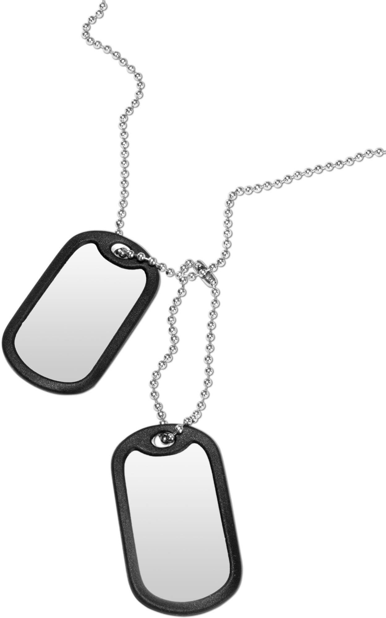 Bild von US Hundemarken / Dog Tags mit Silencer Silber