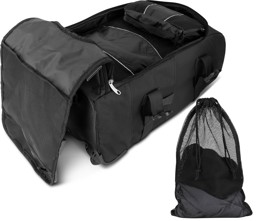 Bild von Reisetasche „Melano“ mit 5 passenden Kleidertaschen Schwarz